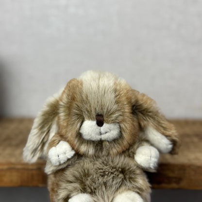Barbara Bukowski Baby Graham Bunny Rabbit - Soft Toy Kanini Tiny Brown Mix Bunny