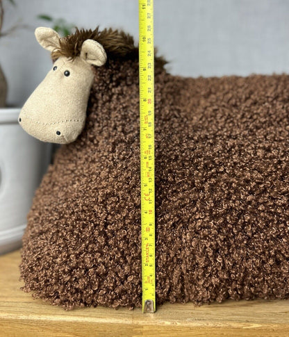 Jellycat Cushillow Horse - Pony/Horse Cushion - Curly Horse Pillow - RARE