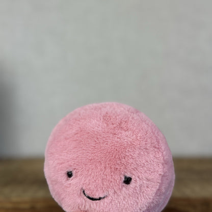 Jellycat Amuseable Raspberry Macaron - Original First Release Rare Pink 4"