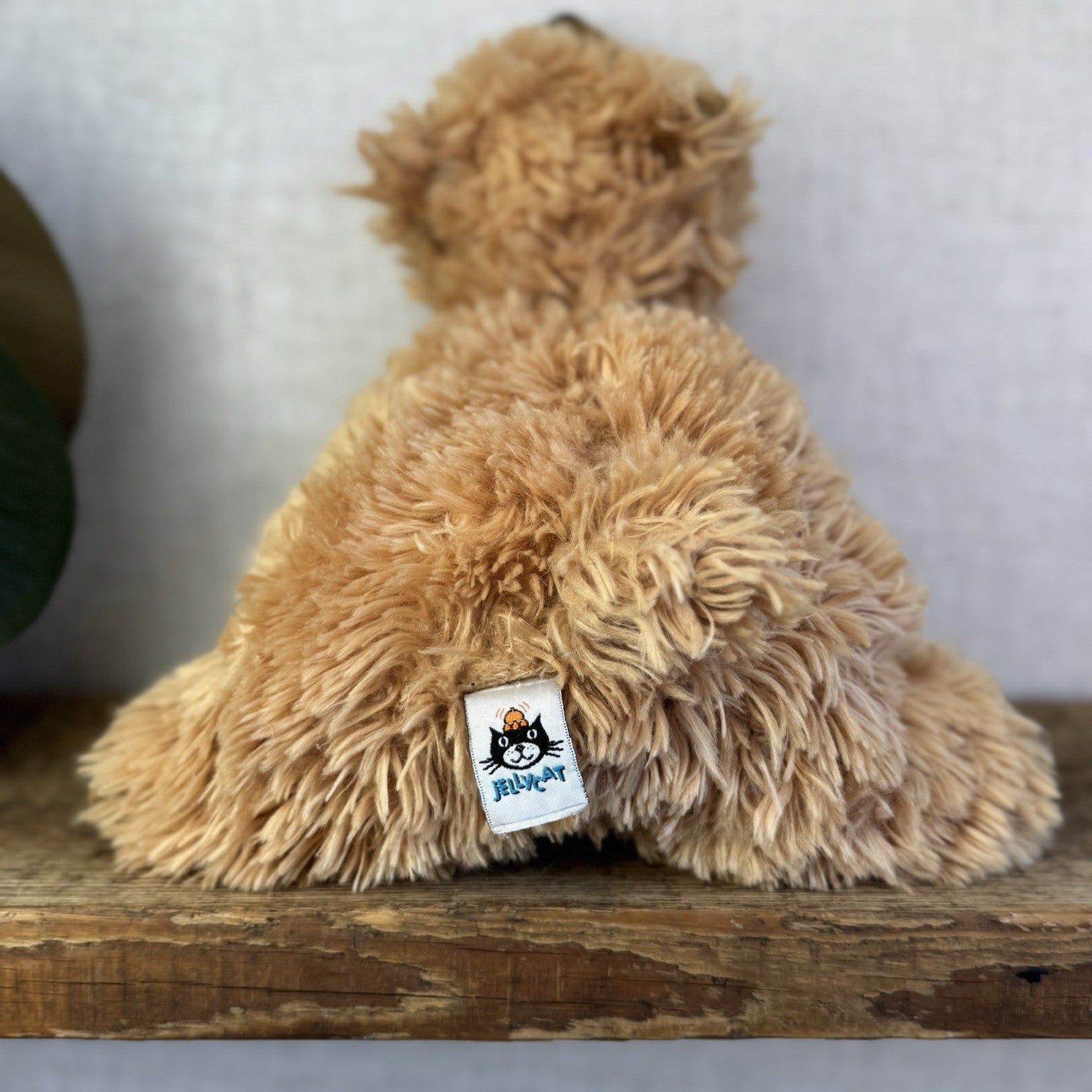 Jellycat Medium Grizzly Bear Rare Truffles Cushion Floppy Beanie Bear Brown 14”