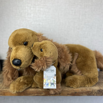 E&J Classic Prima Collection Mum & Baby Cocker Spaniel Large Size Pristine