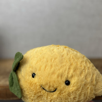 Jellycat Small Amuseable Lemon - Small Lemon With Legs - Food Play Soft Toy 6"