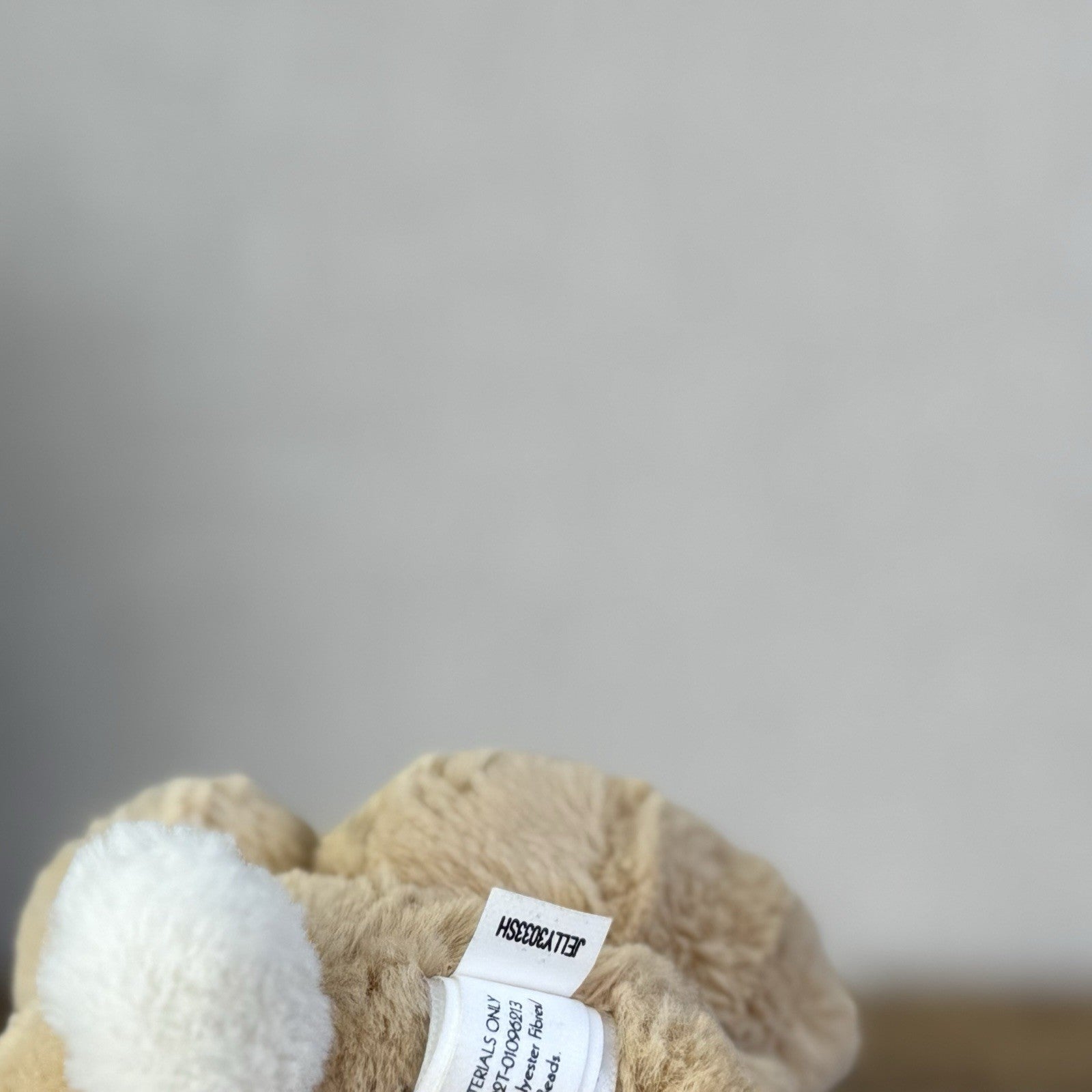 Jellycat Bobtail Honey Bunny - Small Honey Bunny Standing Bunny Cute Beanie 8"