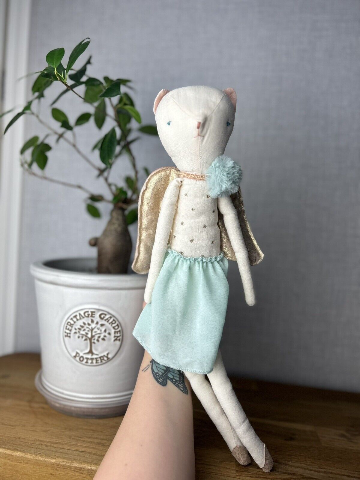 Maileg Miss Angel 2016 - Angel Cat Maileg - Maileg Christmas Cat Kitty Cat 16”