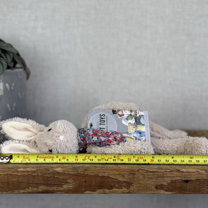 Jellycat Chi Chi Bunny Beige - Small Rabbit With Scarf Beanie Retired Rare 10”