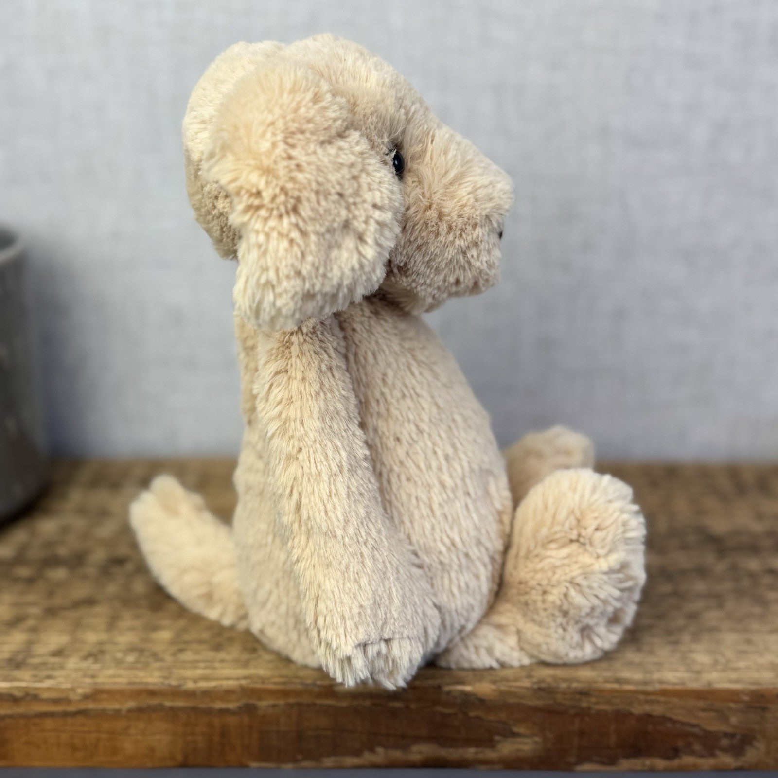 Jellycat Medium Bashful Labrador - Medium Golden Dog Pup Retired Old Plush 12"