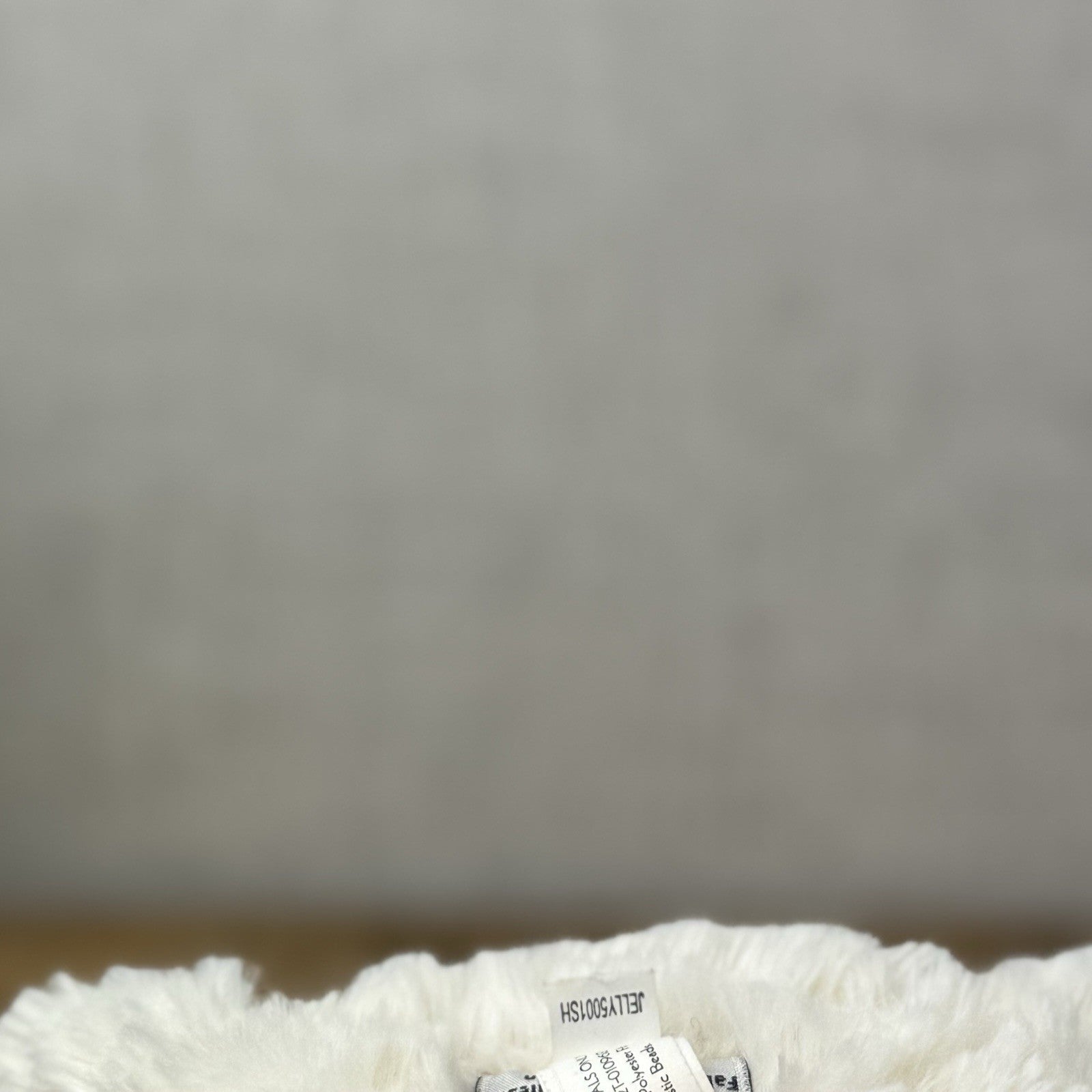 Jellycat Medium Fuddlewuddle Kitty - White Textured Sitting Cat Beanie Plush 8”