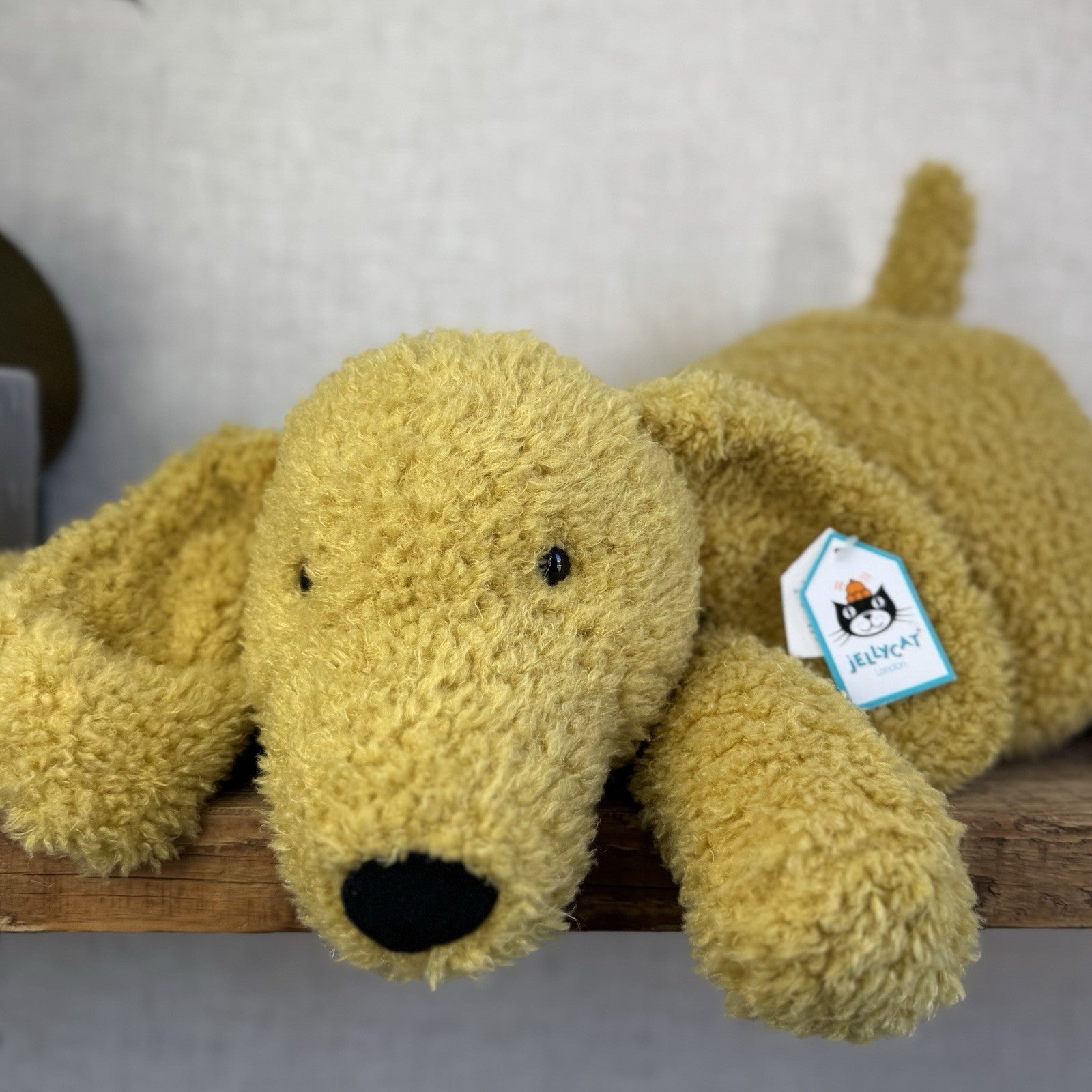 Jellycat Splootie Puppy - Retired & Rare Large Golden Beanie Floppy Dog 22”