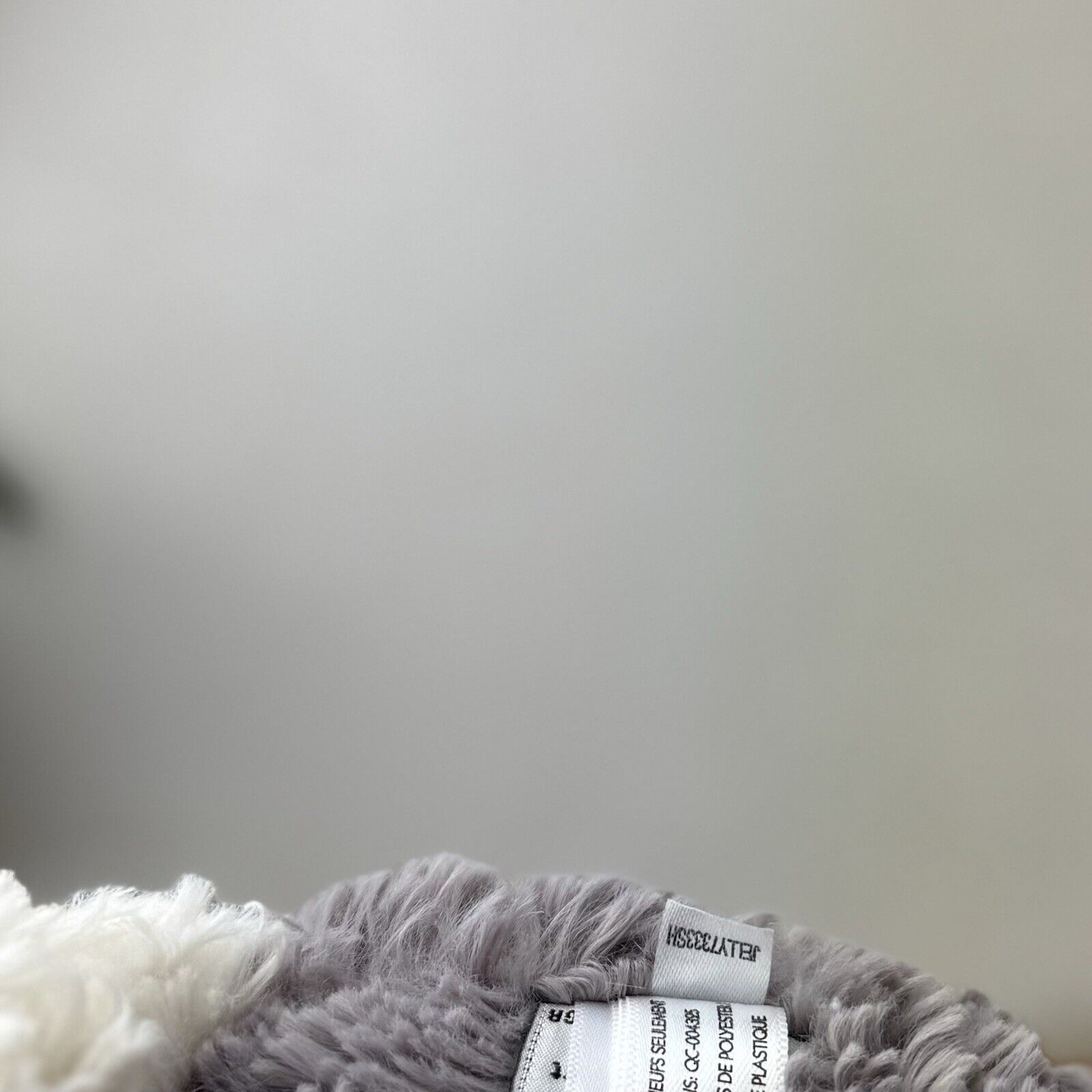 Jellycat Tumblie Sheepdog Grey & White Puppy Dog Soft Toy Plush - Laying Dog 12"