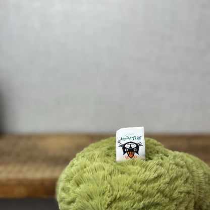 Jellycat Medium Fuddlewuddle Dinosaur - Green Sitting Textured Dinosaur Soft Toy