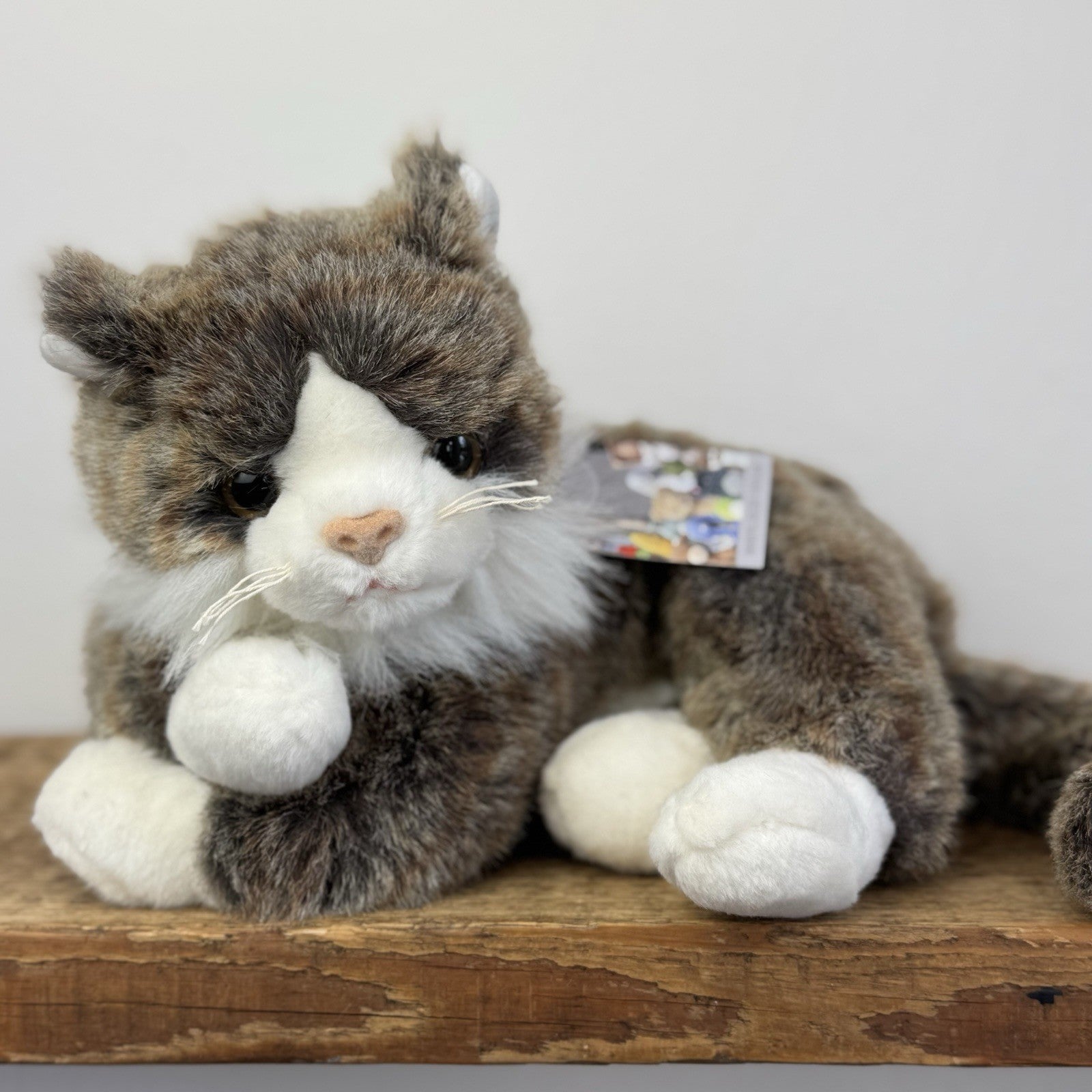 TY Classic Cat - O‘’malley The Cat Tortoise Brown/grey Mix Beanie Kitten Rare