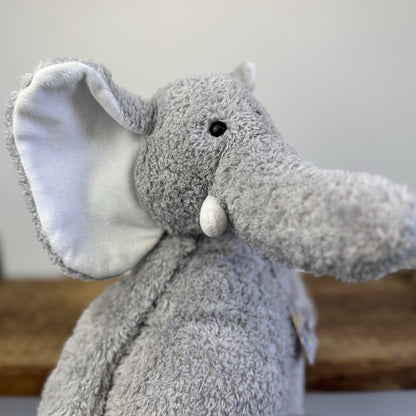 The Little White Company Elephant (Jellycat Collab) Bunglie Style Soft Toy 14"
