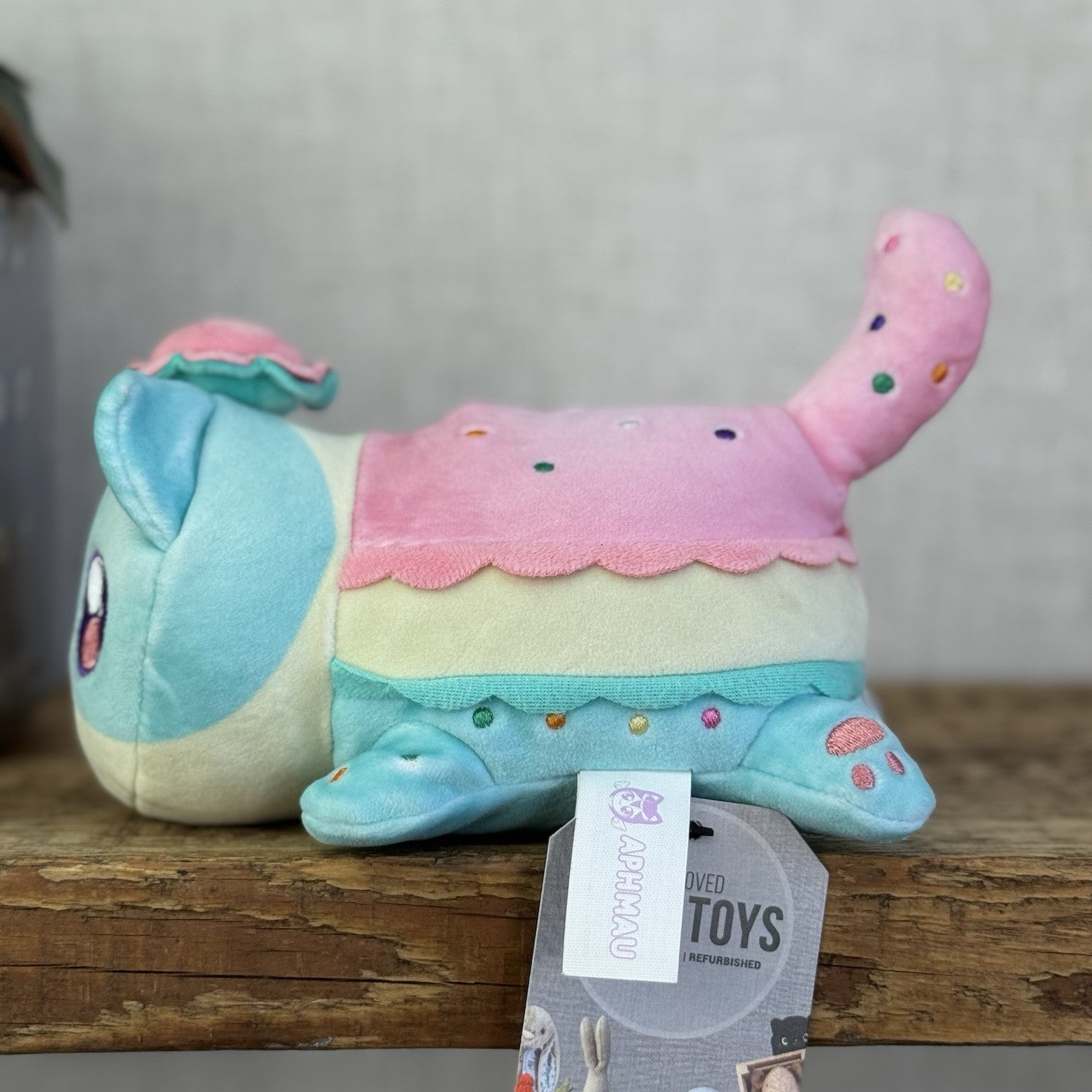 Aphmau MeeMeows - Macaroon Cat Litter 3 Cute Cake Cat Plush Collectible 5”