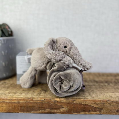 Jellycat First Release Smudge Elephant Soother Comfort Blanket Regular Size Rare