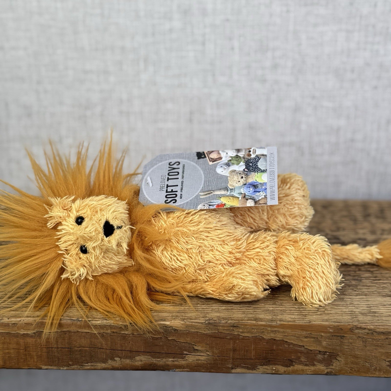 Jellycat Bunglie Tot Lion - Rare Retired US Exclusive Mini Bunglie Lion 7"