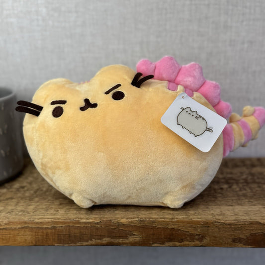 Gund Pusheen Cat - Pusheenosaurus Strawberry Banana Orange/Yellow/Pink 10"
