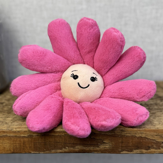 Jellycat Fleury Gerbara Small - Small Pink Flower Soft Toy With Tags Retired 8"