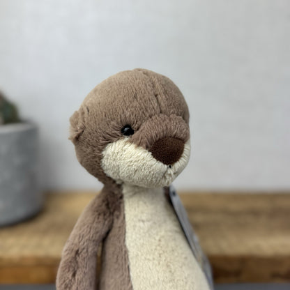 Jellycat Medium Bashful Otter - Rare & Retired Otter Soft Toy Beanie Medium 12"