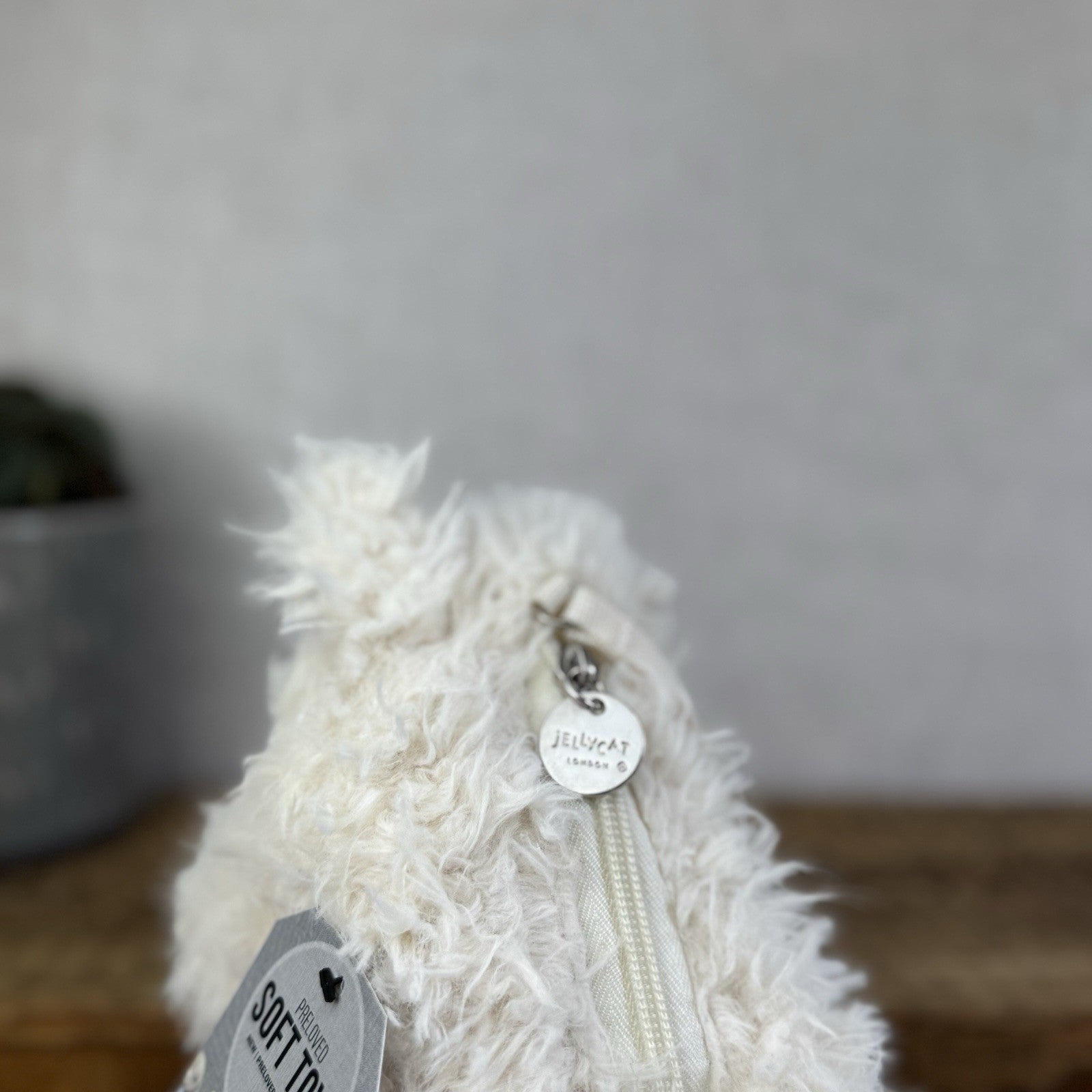 Jellycat Munro Scottie White Westie Dog Bag Soft White Dog Bag Plush 12"