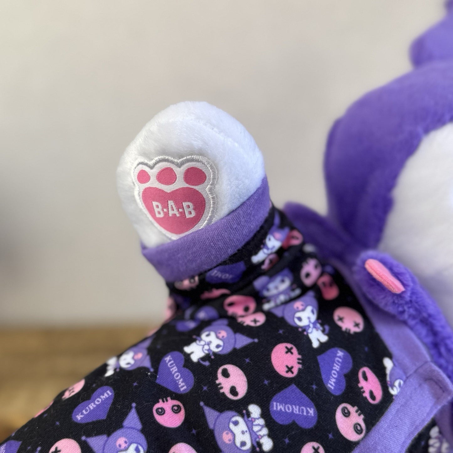 Build A Bear Purple Kuromi With Romper - New With Tags Sanrio Plush Toy