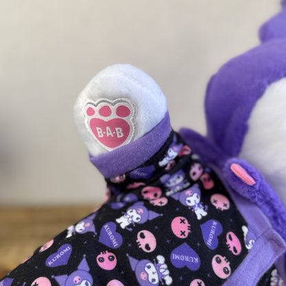 Build A Bear Purple Kuromi With Romper - New With Tags Sanrio Plush Toy