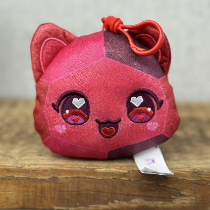 Aphmau MeeMeows- Ruby Red Keyring Bagcharm 4"