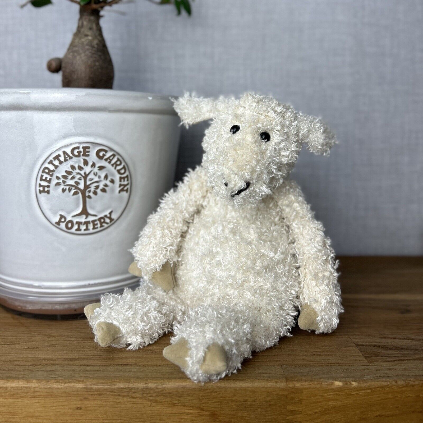 Jellycat Bunglie Sheep - Bunglie Lamb - Small Size Curly Lamb Sheep Soft 10"