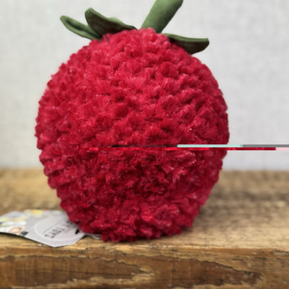 Jellycat Amuseables Strawberry Large - New Version Red Strawberry 5 Leaves 9”