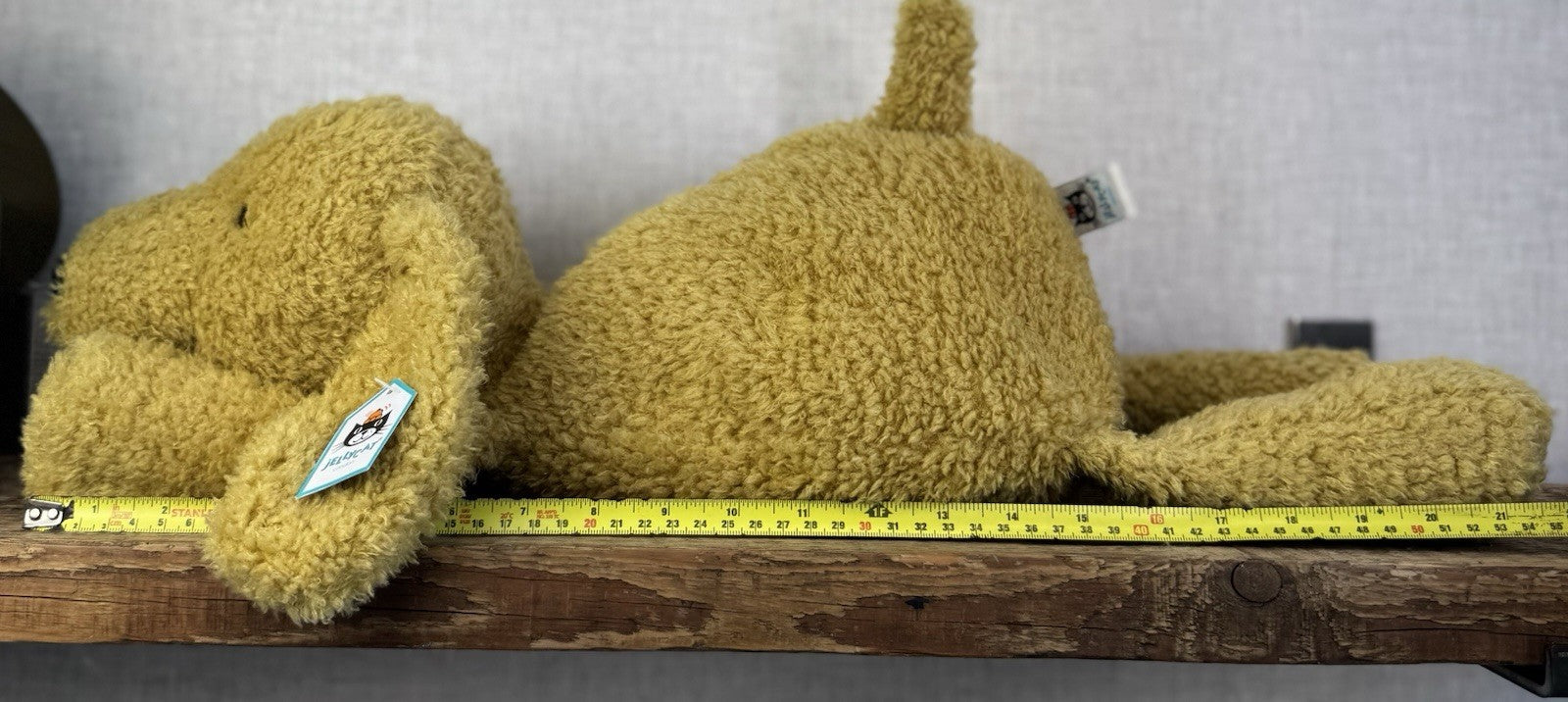 Jellycat Splootie Puppy - Retired & Rare Large Golden Beanie Floppy Dog 22”