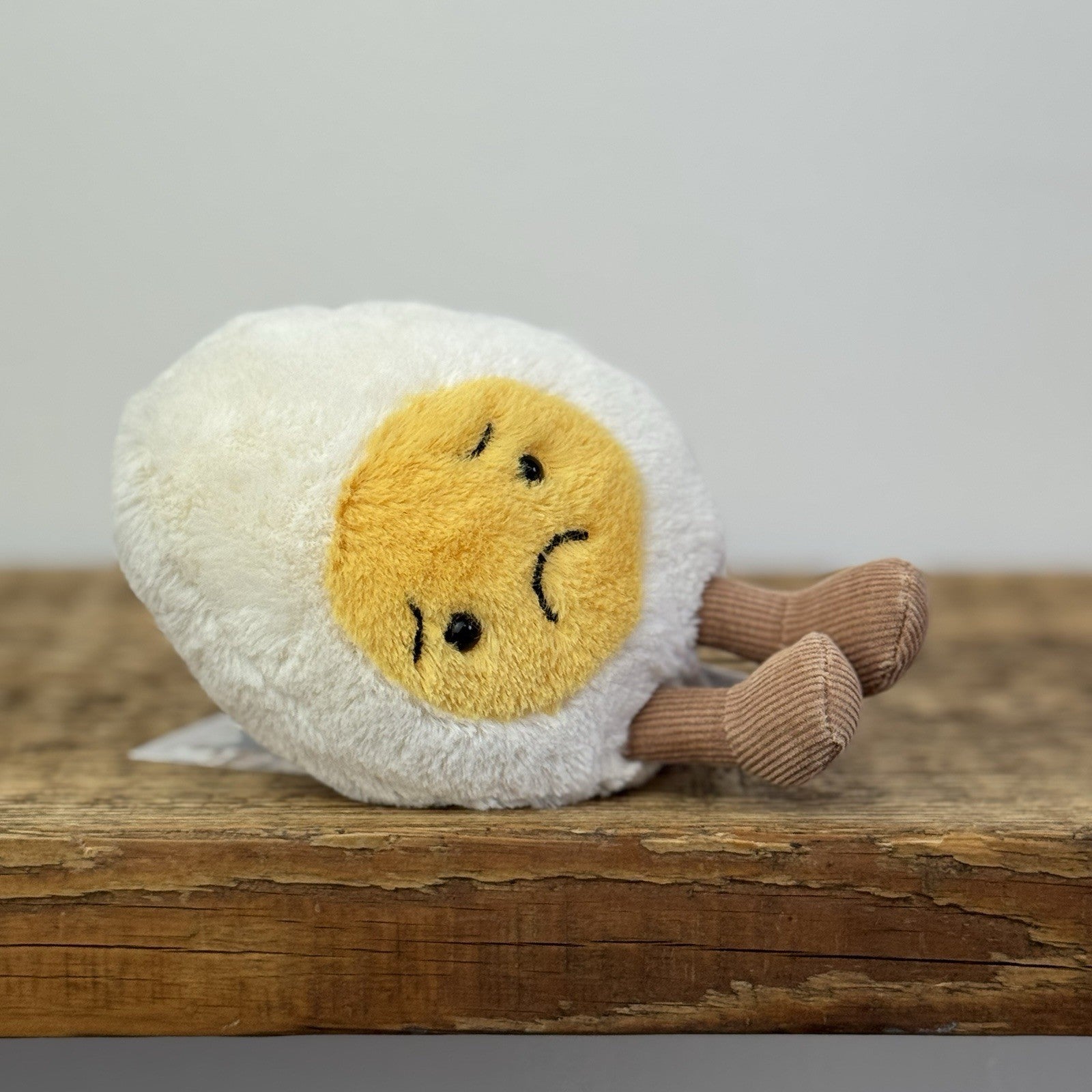Jellycat Sorry Boiled Egg Soft Toy - Rare & Retired Sad Egg Plush Collectible 5"
