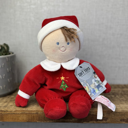 Russ Berrie - Baby Holly Dolly - Rare Vintage Soft Body Doll Plush Collectible