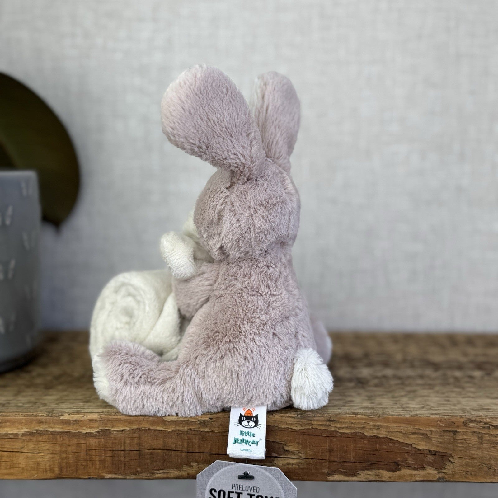 Jellycat Soppy Bunny Soother - Soft Retire Bunny Soother Rare Collectible Baby