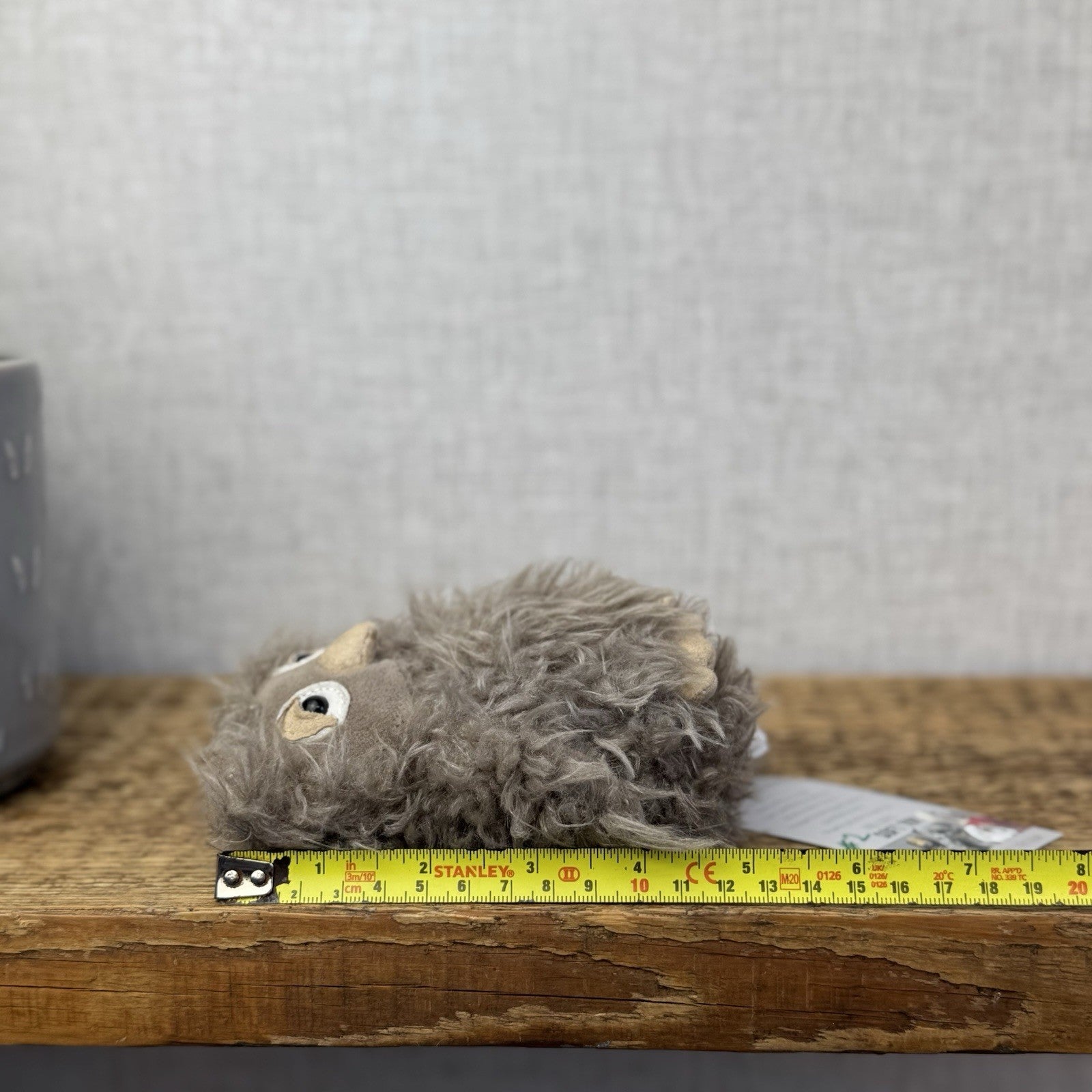 Jellycat BonBon Owl - Brown/grey Small Fluffy Owl Soft Toy - Bird Tiny 5” (#2)