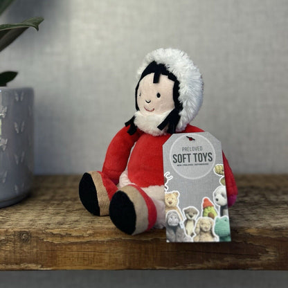 John Lewis Mrs Clause - Christmas Soft Toy Plush Beanie 8” (Jellycat Collab)