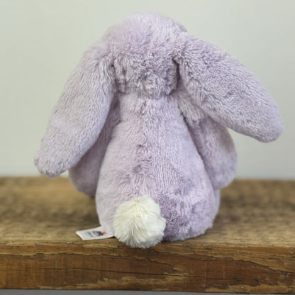 Jellycat Small Bashful Lilac Bunny - Small Light Purple Bunny Beanie Retired 8”