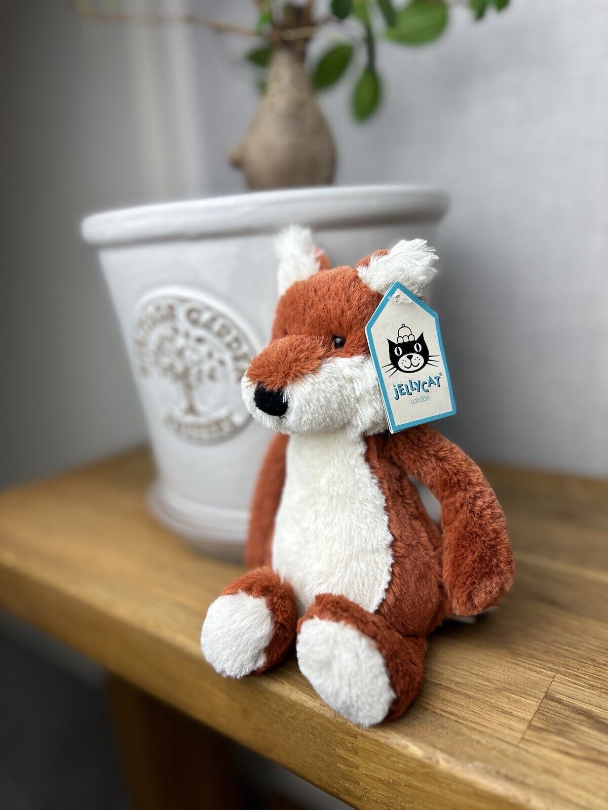 Jellycat Small Bashful Fox - White Belly Fox - OG - Small Fox Jellycat - New