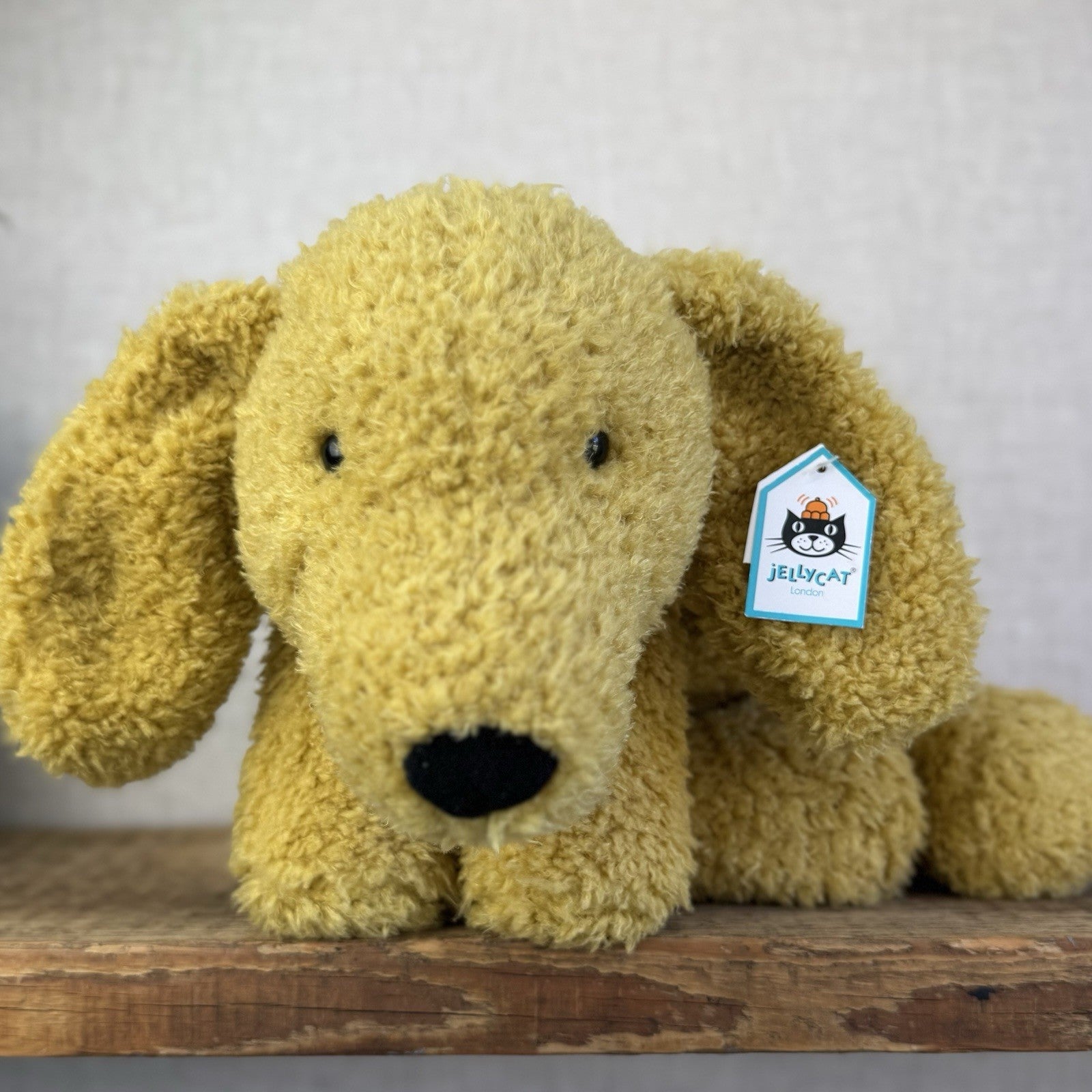 Jellycat Splootie Puppy - Retired & Rare Large Golden Beanie Floppy Dog 22”