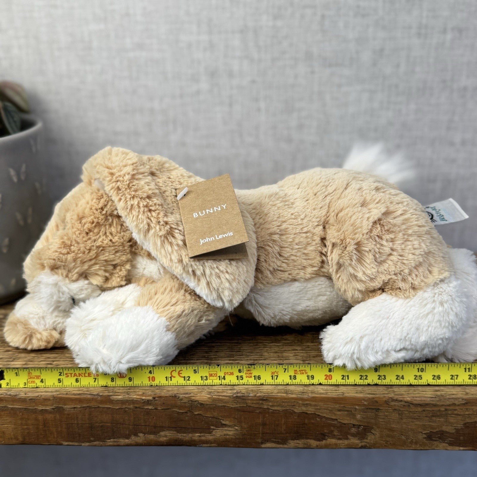 Jellycat Loppy Oatmeal Bunny - John Lewis Exclusive New With Tags Medium 12"