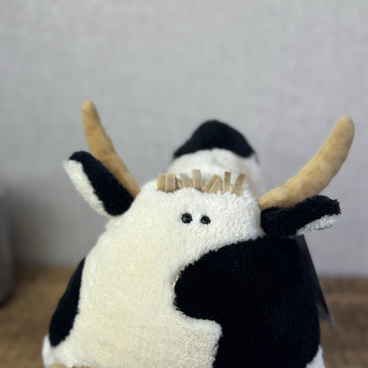 Jellycat Scallywag Cow - Large Head Cow Soft Toy Vintage Retired Quirky 10"