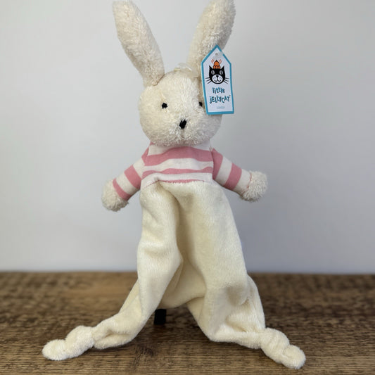 Jellycat Bredita Bunny Comforter - Baby Bunny Cream & Pink New With Tags