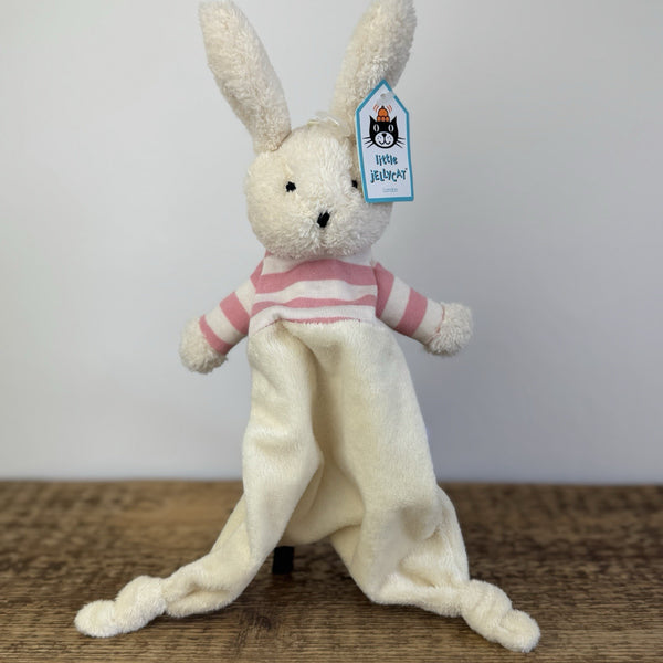 Jellycat Bredita Bunny Comforter - Baby Bunny Cream & Pink New With Tags