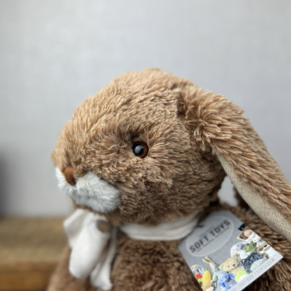 Bukowski Bears Great Kalulu - Large Retired Brown Mottled Beanie Rabbit Rare 14"