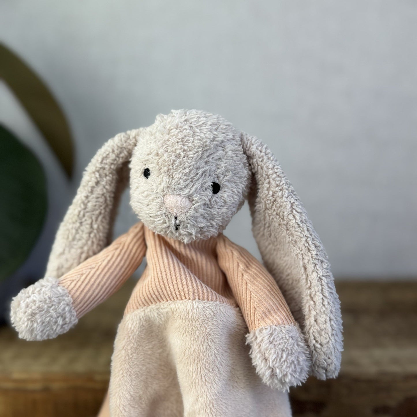 Jellycat Jumble Bunny Pink Rabbit Soother Comforter Baby Plush Soft Toy Blankie