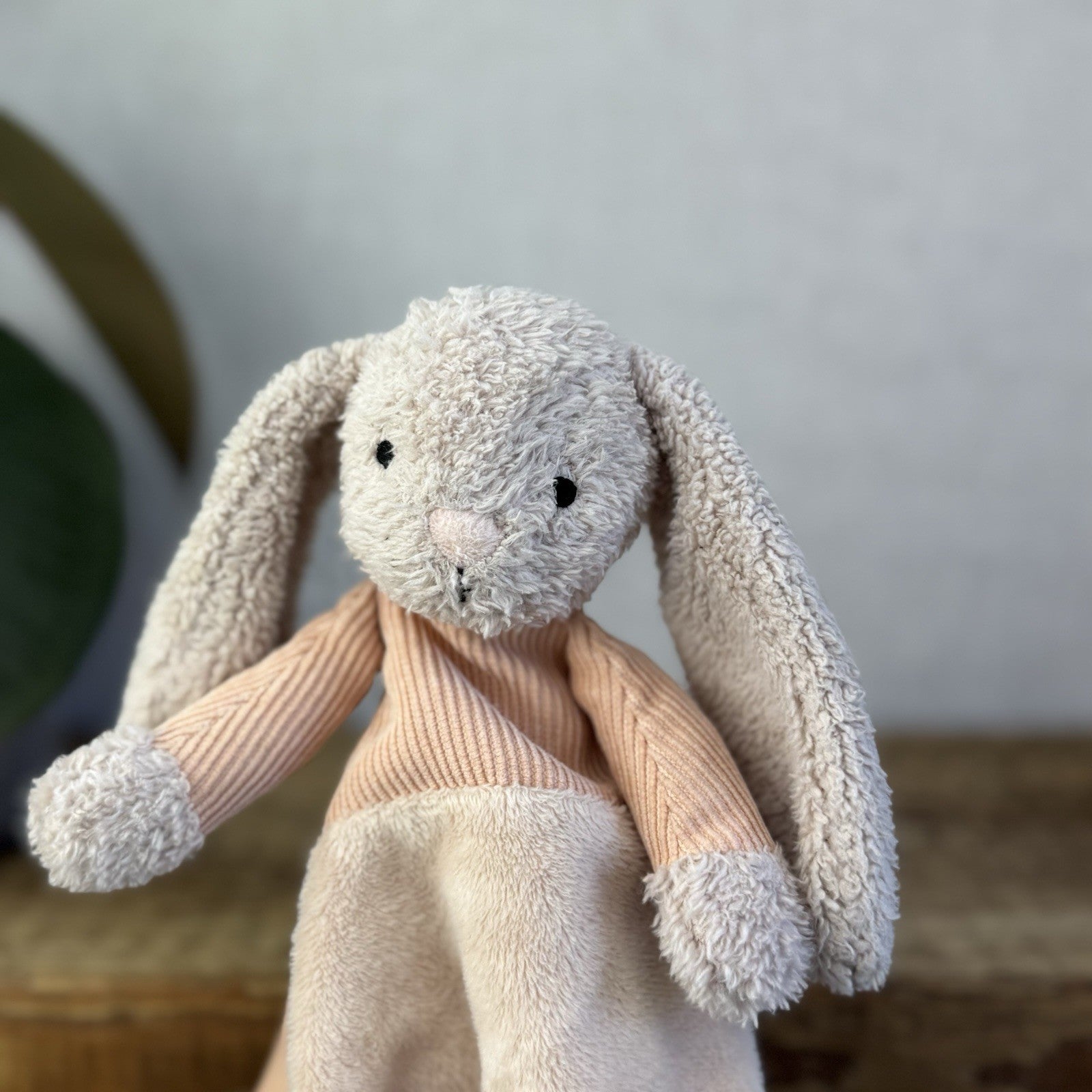 Jellycat Jumble Bunny Pink Rabbit Soother Comforter Baby Plush Soft Toy Blankie