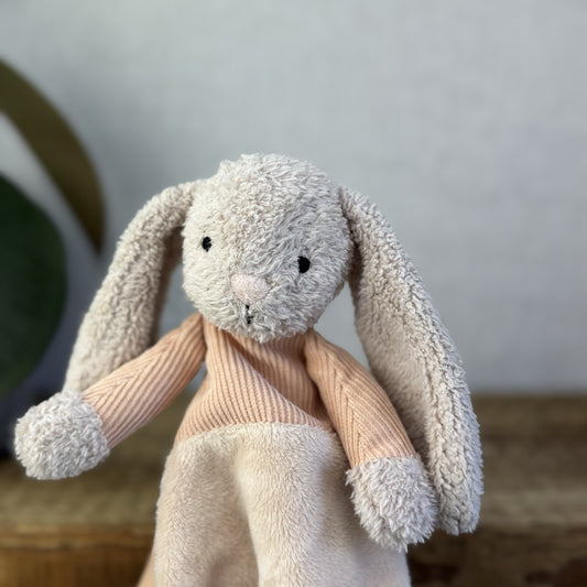 Jellycat Jumble Bunny Pink Rabbit Soother Comforter Baby Plush Soft Toy Blankie