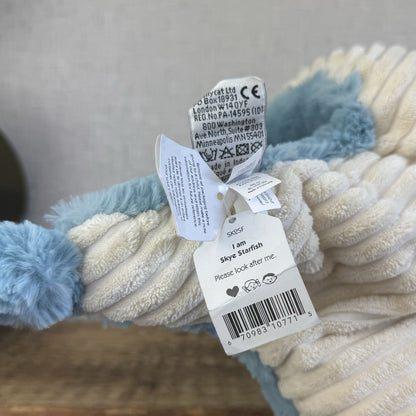 Jellycat Skye Starfish Plush Toy Large Blye Beanie Starfish Plush With Tags 16”