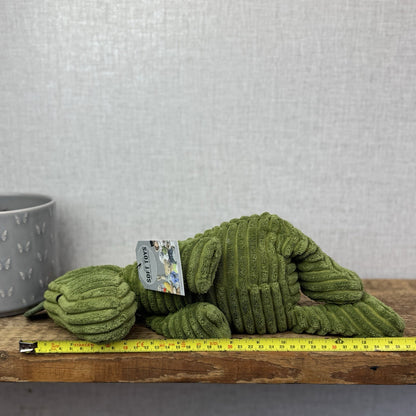 Jellycat Medium Cordy Roy Green Dinosuar - Olive Green Dino Beanie Plush 14"