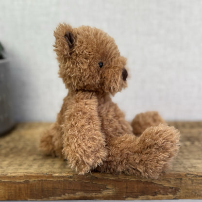 Jellycat Medium Cinnamon Bear - Brown Fuzzy Bear Beanie Retired Rare With Tags