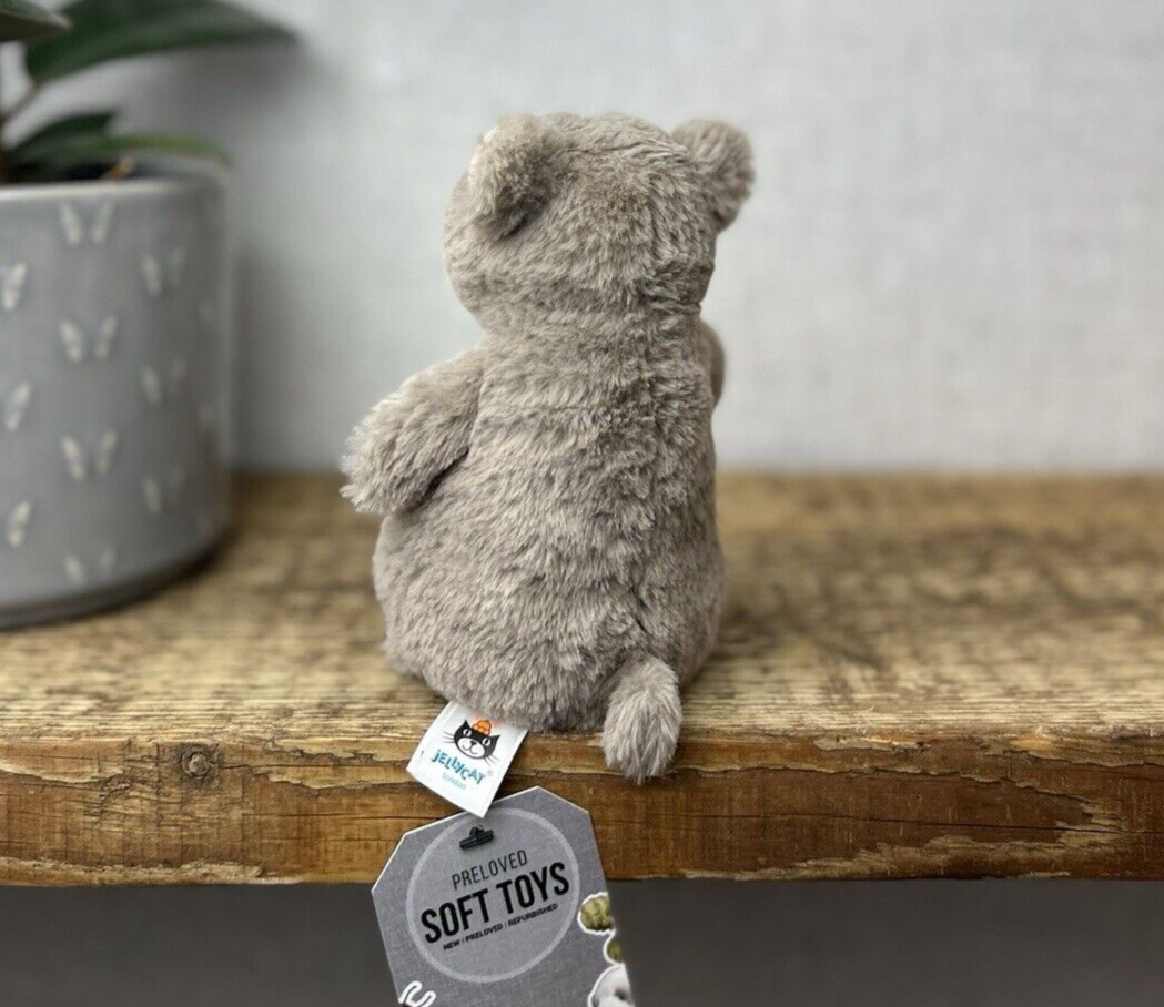 Jellycat Nutmeg Hamster - Small Brown Potbelly Hamster - Chubby Hamster Plush 6"