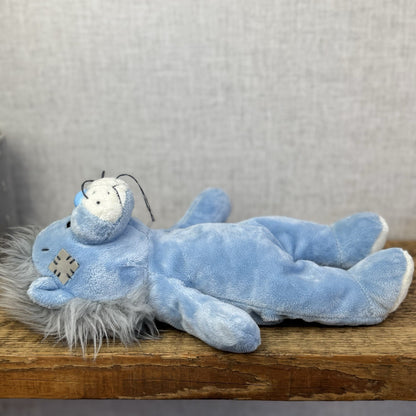 Blue Nose Friends Large Floppy Rocky Lion #15 11" Baby Blue Beanie Lion With Tag